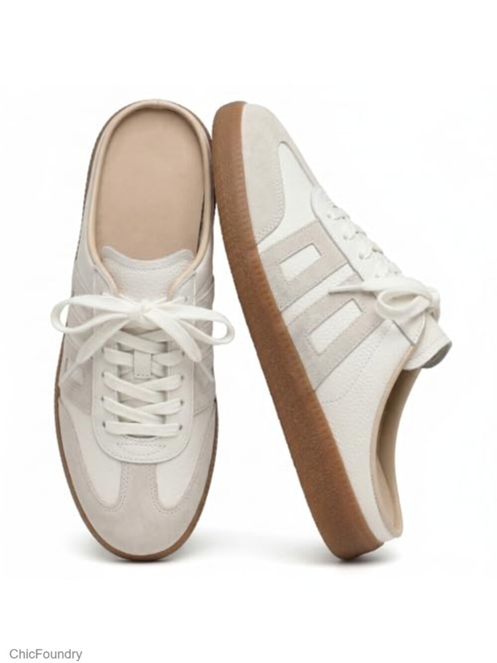 Women's Slip On Mule Sneakers Backless Fashion Walking Shoes